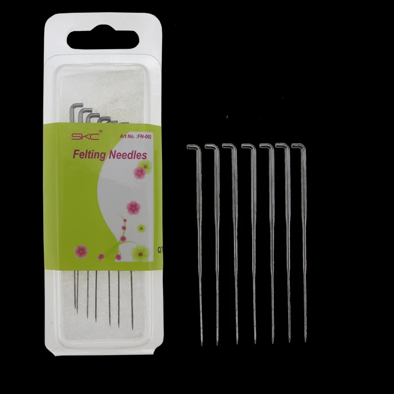 

High quality felt needles 7pcs / set for wool embroidery Hobby DIY crafts 2 sizes replaceable needles