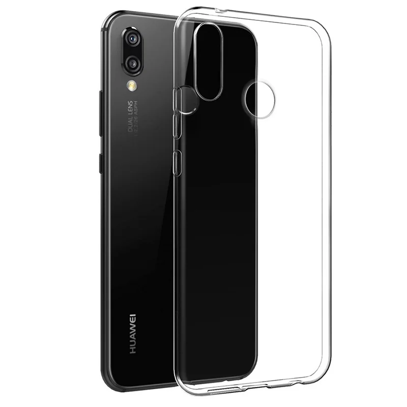 

For Huawei P20 Lite Case Crystal Silicone Back Cover On P20Lite ANE-LX1 ANE LX1 Transparent Tpu