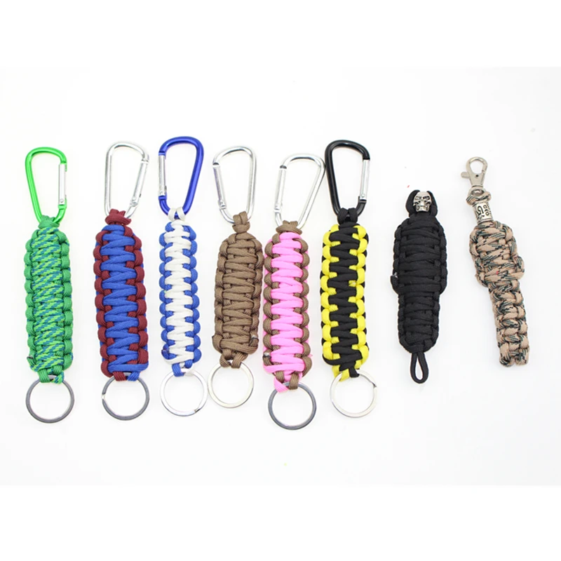 Paracord брелок для кемпинга на открытом воздухе оборудование для выживания спасательный канат спасательные инструменты paracord дорожный набор