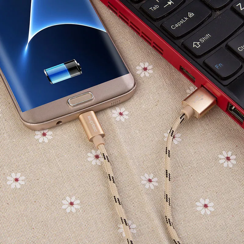 SUPTEC Micro USB кабель, 2.5A Быстрая зарядка и синхронизация данных кабели зарядного устройства универсальный для samsung Xiaomi huawei zte Android мобильный телефон