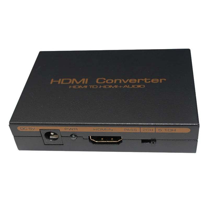 Аналоговый преобразователь SPDIF 1080P HDMI в RCA стиль L/R аудио сплиттер цифровой 2