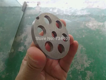 

meat grinder blade/ Center hole 9.2mm, meat hole 12.5mm, thickness 5.3mm,61.1mm diameter/8 meat blade