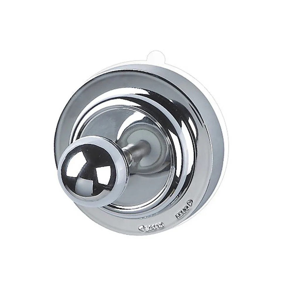 

Stainless Steel Contemporary Style Brushed Suction Cup Single Towel Coat Hook Organizador Utensil Holder Bathroom Organizer