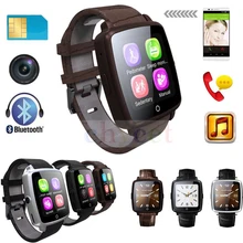 Q18 pro bluetooth smartwatch lederband smart watch unterstützung micro SIM Karte Video Spielen Schrittzähler für iOS Android Telefon PK Q18