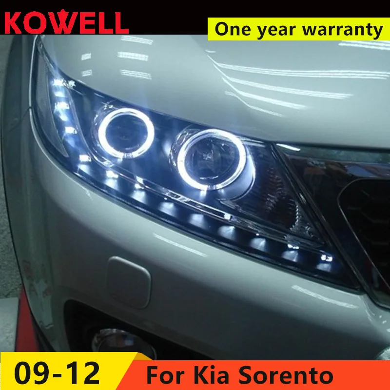 Стайлинг автомобиля KOWELL для Kia Sorento фары светодиодный ные DRL линзы двойной луч H7 HID