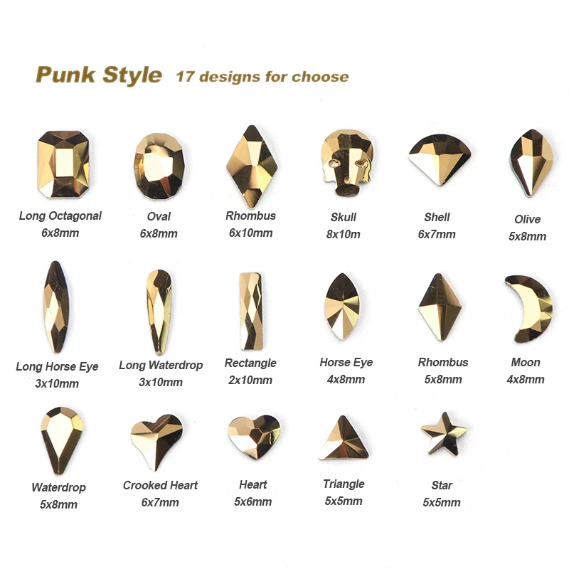 Punk Styles Rhinestones