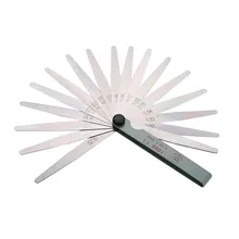 100 мм 17 лезвие метрический щуп 0,02-1,00 мм углеродистая сталь зазор наполнитель толщины инструмент для измерения