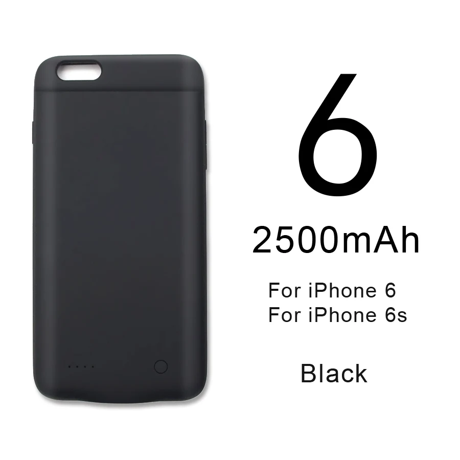 HORUG чехол для зарядного устройства для iPhone 6, 7, 8, 6s Plus, чехол для аккумулятора, внешний аккумулятор, чехол для зарядки s, зарядное устройство, ультра тонкий внешний чехол - Цвет: For iPhone 6 6s