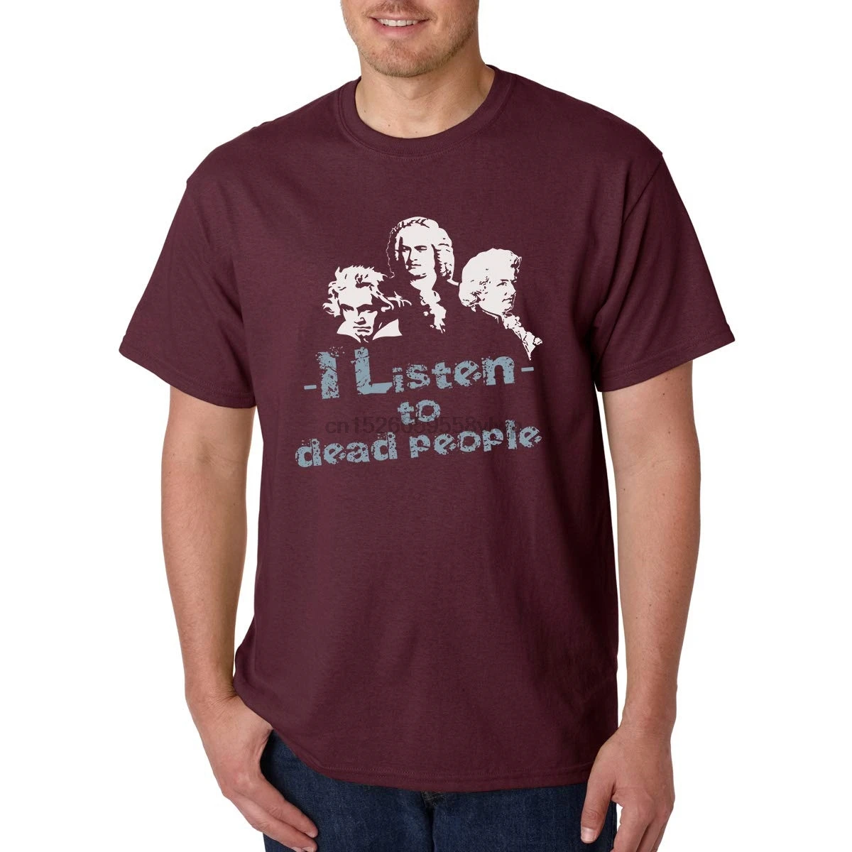 

CBTwear I Listen to Dead People - Classical Music Parody Mozart Beethoven and Bach - Men's T-Shirt