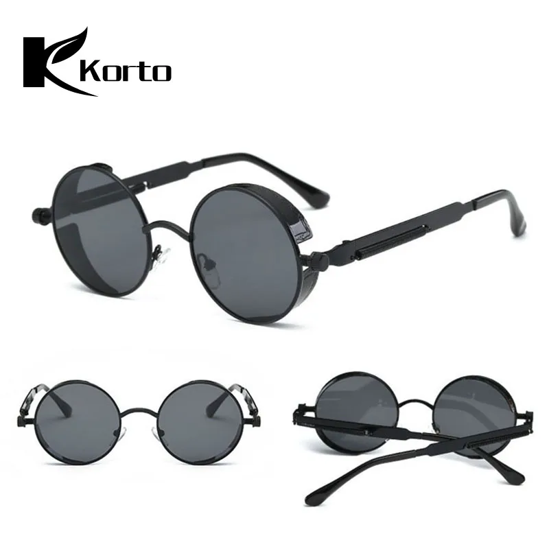 

Retro Round Steampunk Sun Glasses for Men Oculos Sunglasses Feminino Vintage 90S Sun Glasses Hippie Funny Men Glasses Goggles