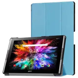 Магнитный чехол для acer Iconia Tab 10 A3-50 2017 10,1 "планшета, Стенд чехол из ПУ кожи чехол для A3 A50 + пленка + ручка