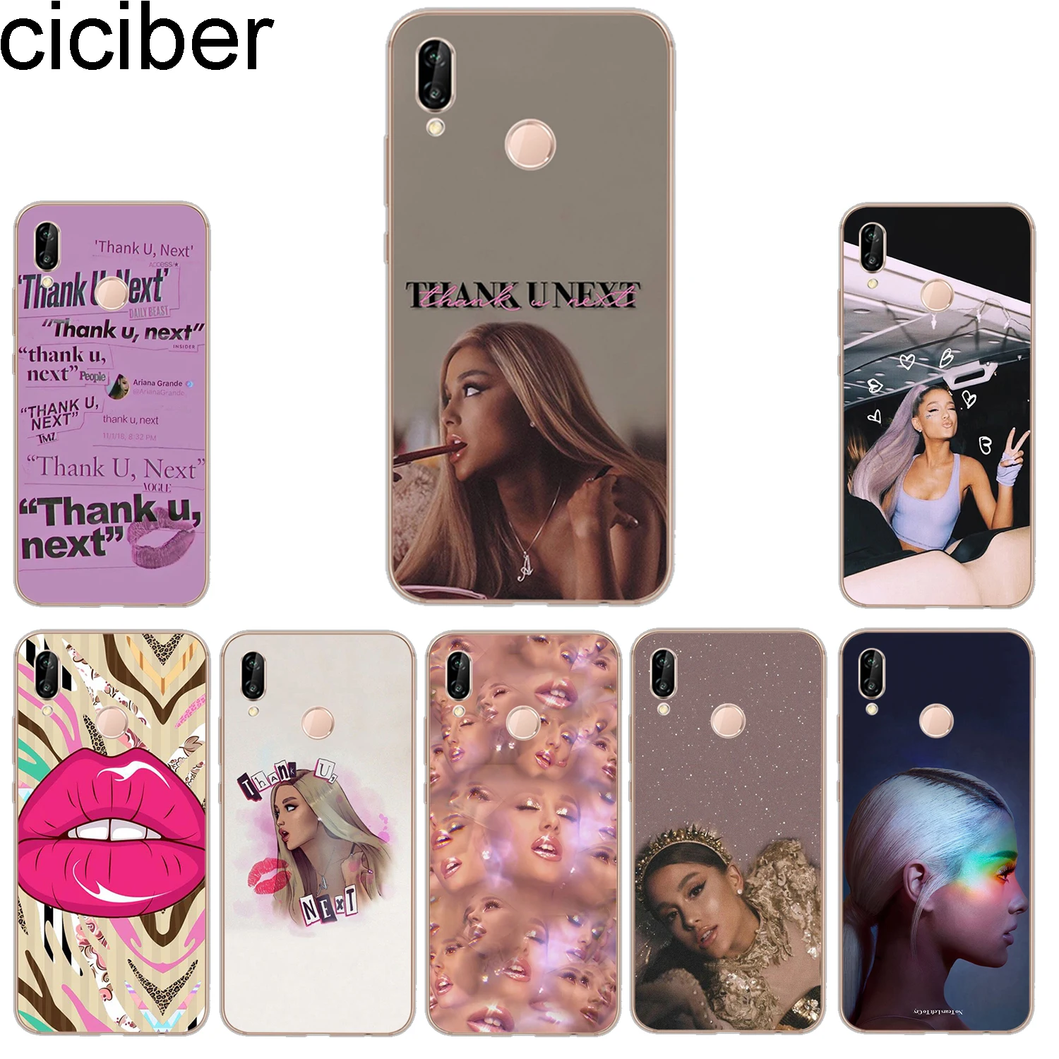 Ciciber чехлы для телефонов Huawei P20 P8 P9 P10 Mate 20 10 9 Lite 2017 X Pro Мягкий ТПУ чехол P Smart 2019 Ariana