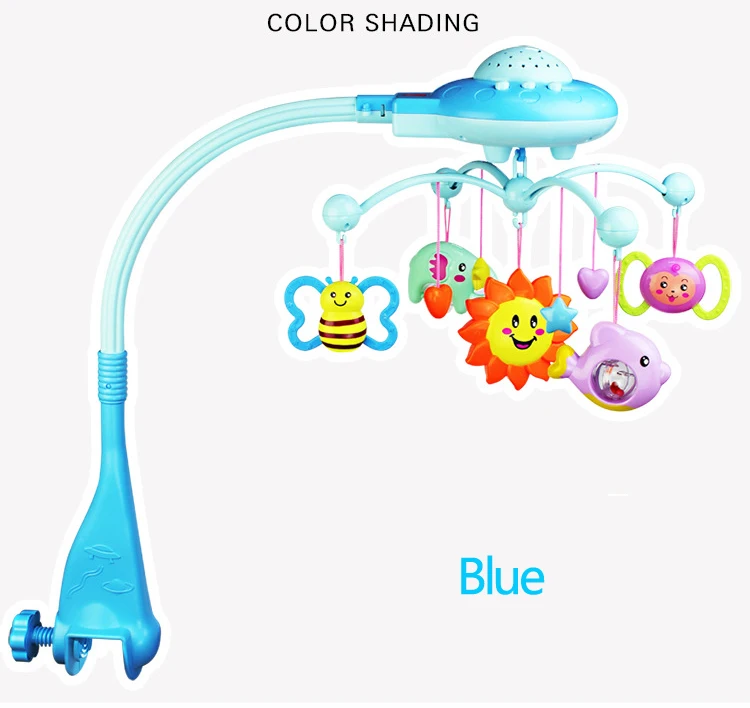 Мутикулярный Колокольчик для детской кроватки, игрушки, мультипликационные музыкальные Проекционные игрушки, сказочное кольцо для