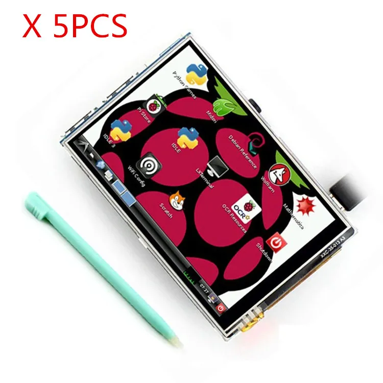 Free shipping 5pcs/lot Raspberry Pi 2 LCD 3.5 inch TFT touch screen ...