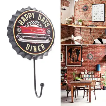 

Creative Wall Mounted Beer Bottle Cap Wall Hook Hook Hanger Hat Coat Rack Towel Hanging for Entryways Hallways Foyers Bathrooms