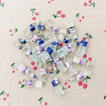 

10Pcs Resin Bottle Fairy Garden Miniatures Terrarium Figurines Decoration DIY Craft Korea Accessories For Earring Jewelry 8*30mm
