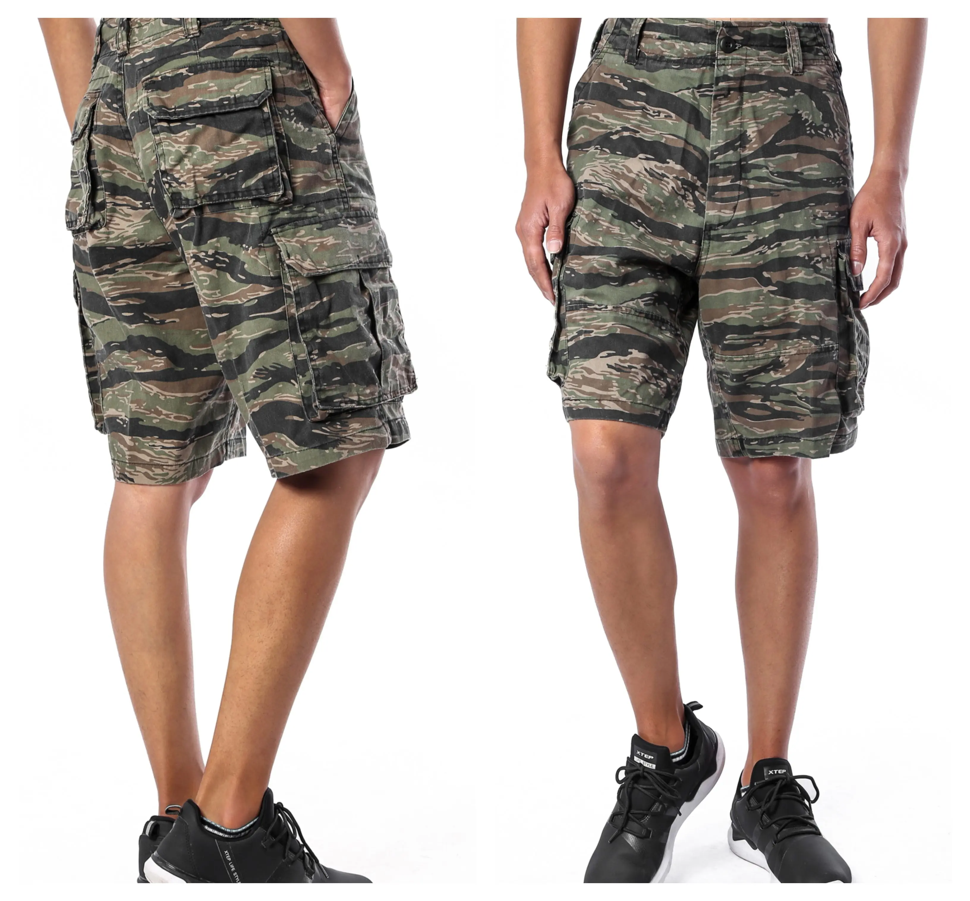 

Mens Army Military Combat Camo Shorts Casual Cargo Shorts Camping Work Fishing