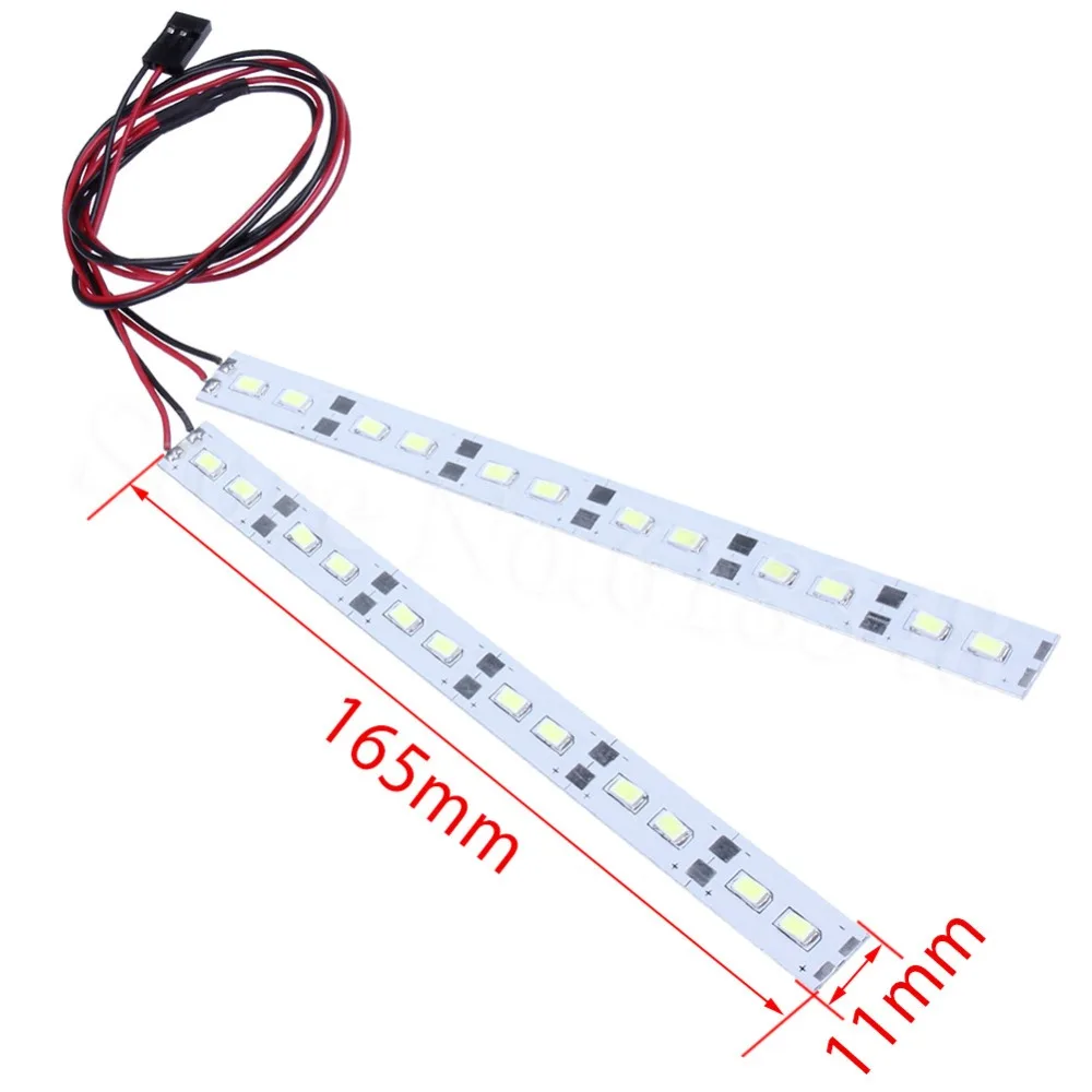 5 Sets 24 LED Dash Chassis Strips Lights System Underbody Under  For 1/10 1/8th RC Drift Car Body Shell HSP HPI Sakura