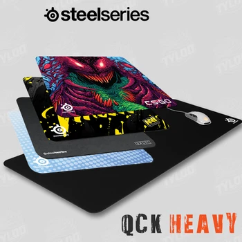 SteelSeries QcK 게임용 마우스 패드, QcK Mass/Heavy/XXL/+ 한정판, CF CSGO, 정품