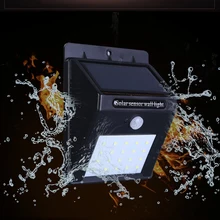 LED Solar Power PIR Motion Sensor Wall Light Outdoor Waterproof Energy Saving Street Yard Path Home Garden Security Lamp 20 LEDs 90 led solar power pir motion sensor wall light 3 switch ip44 energy saving street yard path home garden security lamp