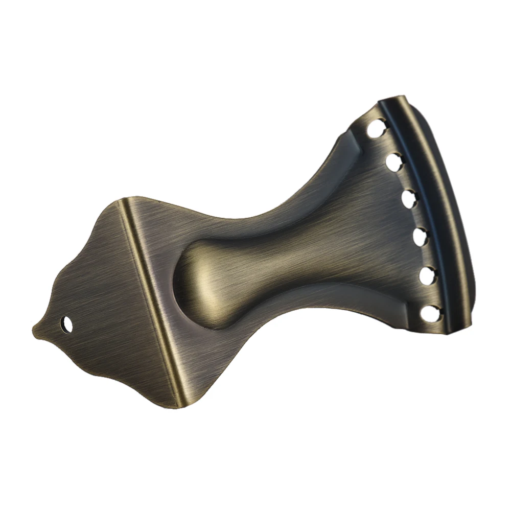 BQLZR Chrome 6 String Zinc Alloy Dobro Style Tailpiece for Resonator Echo Guitar BQLZR Chrome 6 String Zinc Alloy Dobro Style Tailpiece for Resonator Echo Guitar