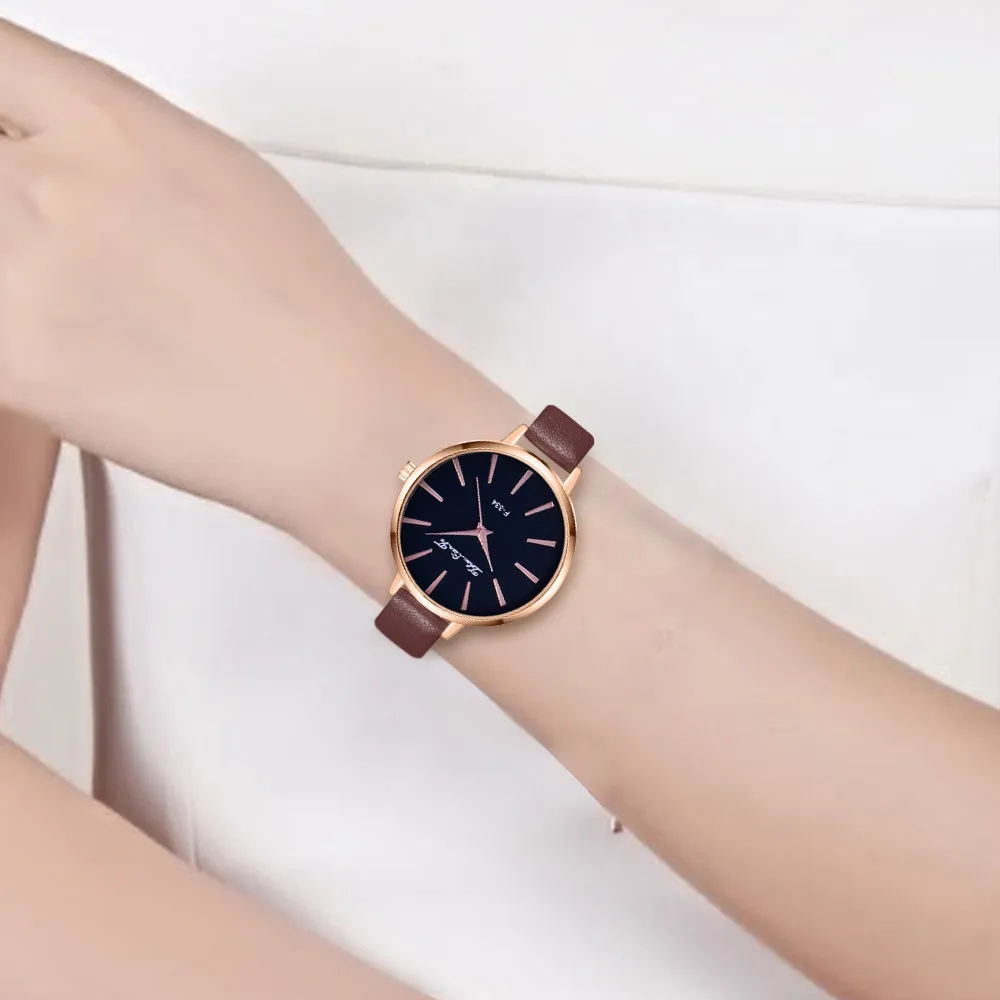 

Quartz Watch Woman's High-end Blue Glass Life Waterproof Distinguished ladies women Wrist watches Dress watch gifts Wrist Party