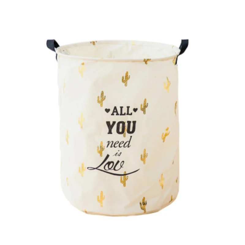 

Big Capacity Letter Laundry Basket Washing Dirty Clothes Sundries Box Organizer Waterproof Folding for Kids Toy Storage Basket