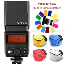 Godox V350S TTL 2.4G Li-ion Camera Speedlite Flash with Built-in Rechargeable Battery for Sony a7RIII a7RII a7R a58 a99 a77/II multi power battery grip for sony a77 ii dslr camera