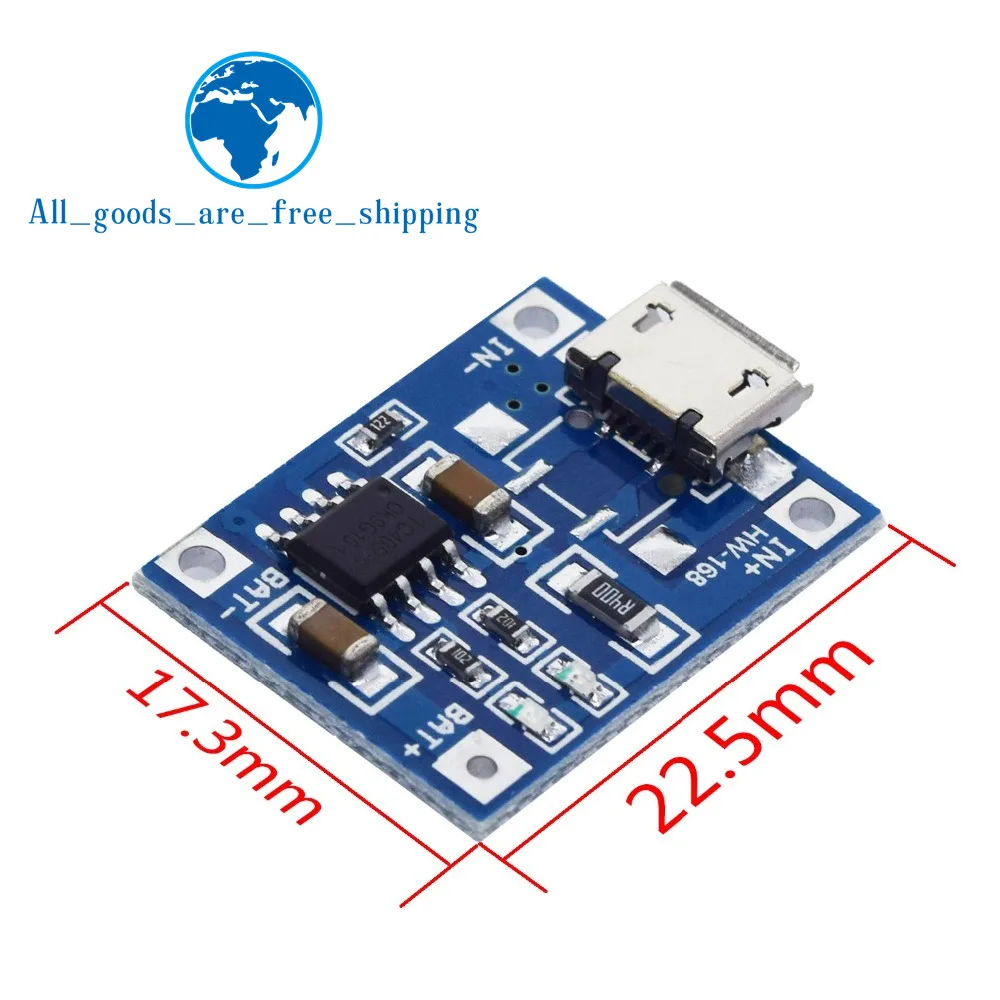 TP405 MICRO DIY Kit Micro USB 5V 1A 18650 TP4056 модуль зарядного устройства литиевой батареи+ 600MA SB мобильный Мощность Boost доска+ 18650 Батарея Коробка Чехол - Цвет: TP405 MICRO