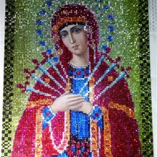 Diy Алмазная вышивка крестиком религиозная икона Кристальный бриллиант подарок мозаика настоящая религиозная Алмазная вышивка Стразы