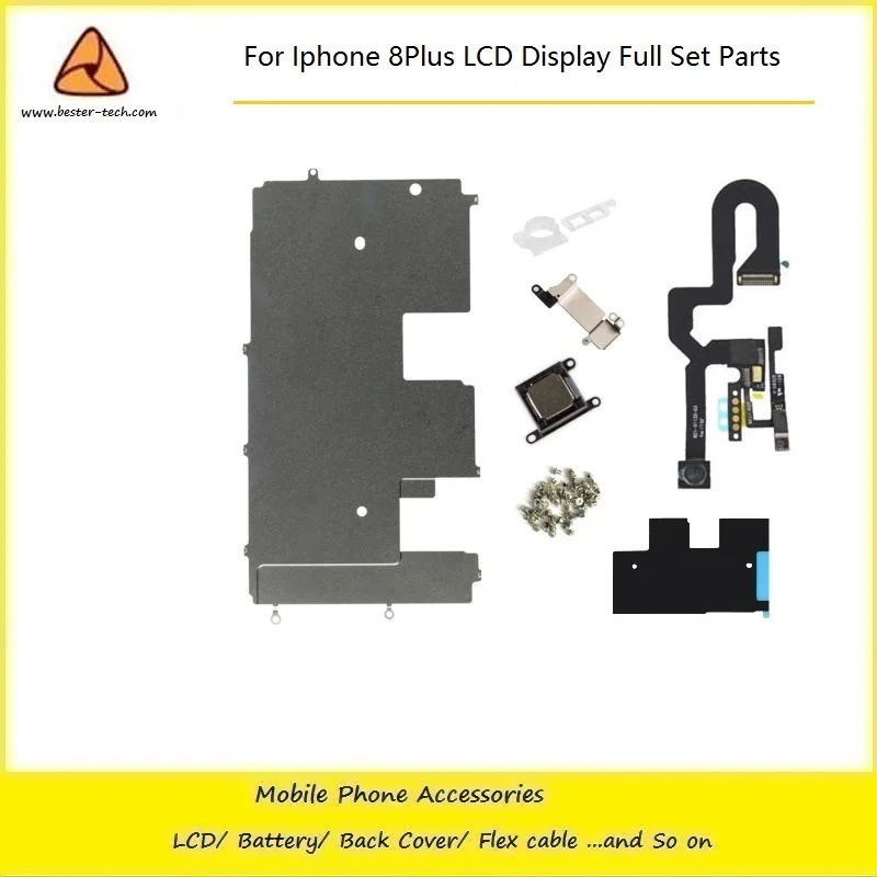 10PCS LOT LCD Assembly Digitizer Full Set Small Parts Front Camera Ear Speaker Flex Without Home