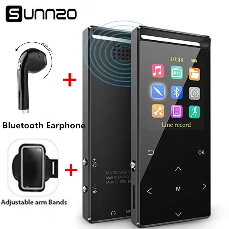 

16GB Bluetooth MP3 Player+Bluetooth Earphone Armband with Music Direct Recording FM Recording Pedometer HIFI Lossless Earphone