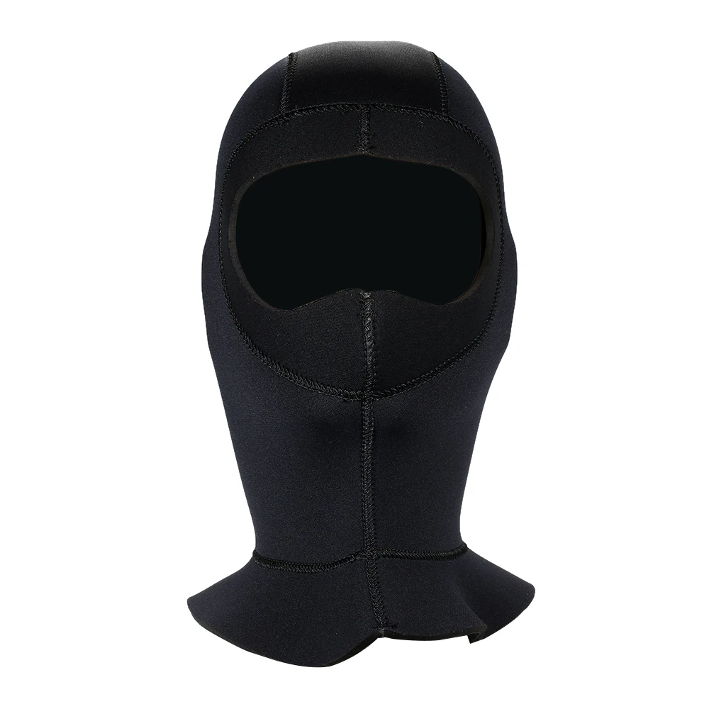 

5mm Neoprene Professional Diving Face Mask Protective Warm Swimming Cap Hood Full Face Mask Hood Cap Diving Hat Equipment
