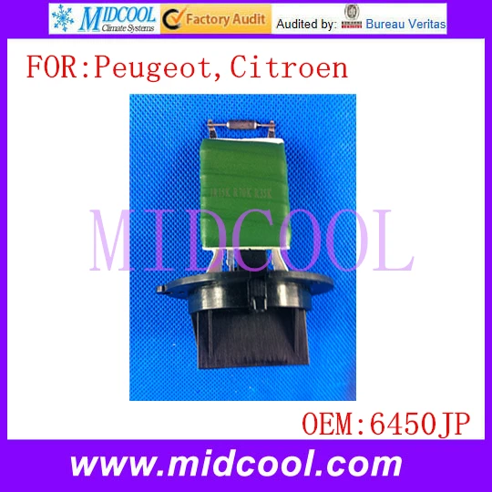 

New Heater Blower Motor Resistor use OE NO. 6450JP 6450.JP for Peugeot 206 307 Citroen C3