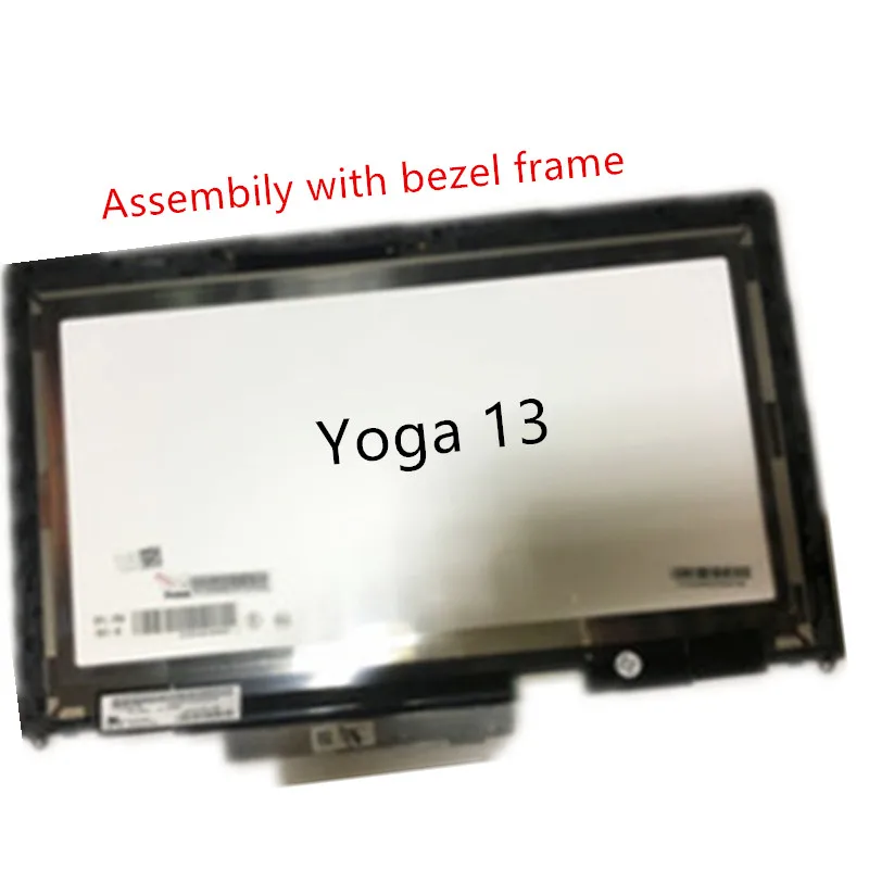Yoga 13 сенсорный экран Для Lenovo yoga LP133WD2 SLB1 SL B1 дигитайзер жк сборки с Рамкой кадра |