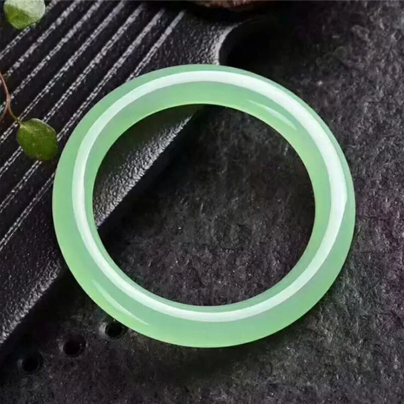 

Yu Xin Yuan Natural Delicate Green Grapes Round Bar Chalcedony Bracelet Send Mother And Girlfriend
