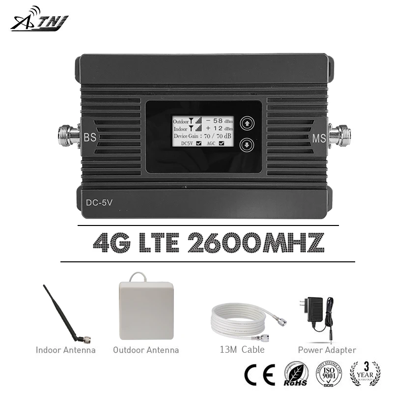 MagoFon Beeline 4G ретранслятор LTE 2600 B7 Мобильный усилитель сигнала 2600mhz 80dB Усилитель