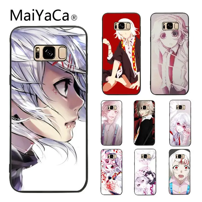

MaiYaCa Case for Galaxy S9 Anime Ghoul Suzuya Juuzou Chic Colorful Printing Phone Case For Samsung Galaxy S5 S6 S7 S8 S9 S9 plus