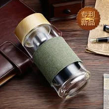 Таможня 2018New Горячая Топ-класс чашка для воды двухслойные Стеклянные уличные бутылка для питьевой воды модные Мультяшные офисные подарочные кружки