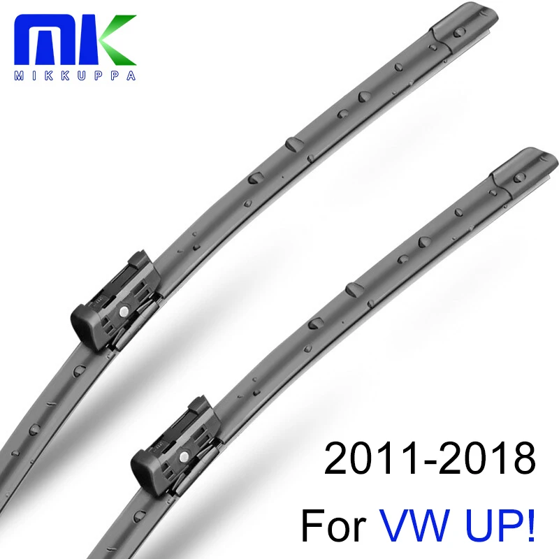 Mikkuppa Front And Rear Wiper Arm And Blades For VW UP Hatchback