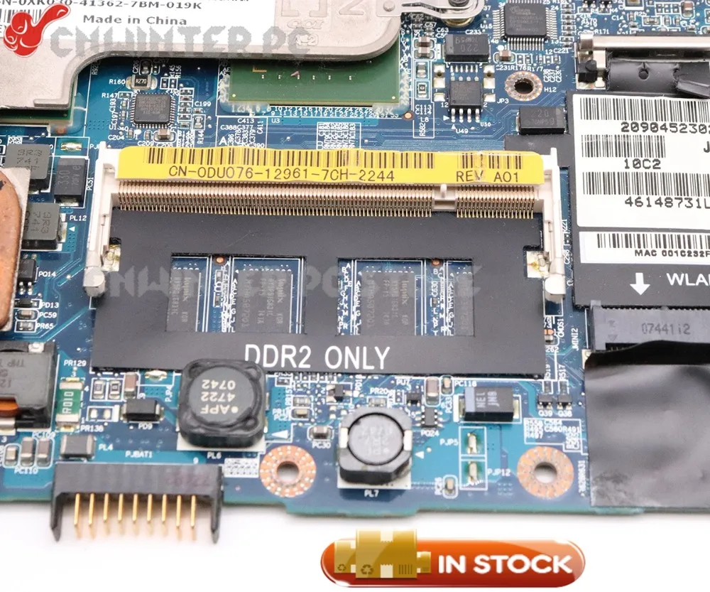 Материнская плата NOKOTION JAU00 LA 3741P 0DU076 для ноутбука Dell Latitude D430 945GSE U7600 CPU