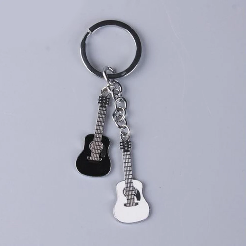 

Classic Unisex Metal Guitar key Ring Key Chain Novelty Keyring Trinket Charm Buckle Jewelry