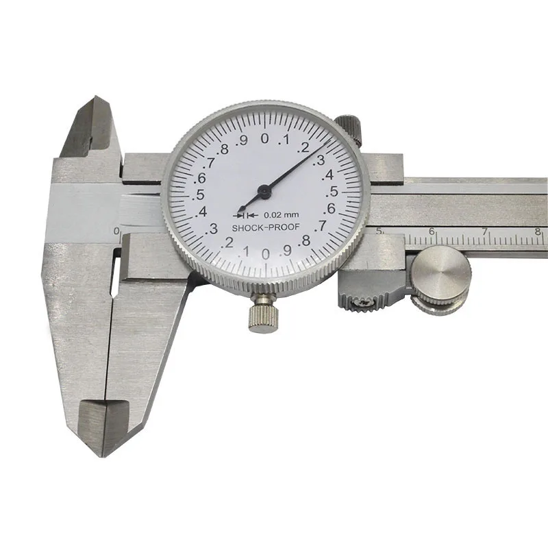 Dial Calipers 0 150mm for 0.02mm high precision Stainless Steel Vernier