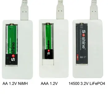 AA и AAA быстрое Смарт зарядное устройство USB вход зарядки 10440 14500 Ni-MH 1,2 в батареи 3,2 В LiFepo батарея зарядное устройство