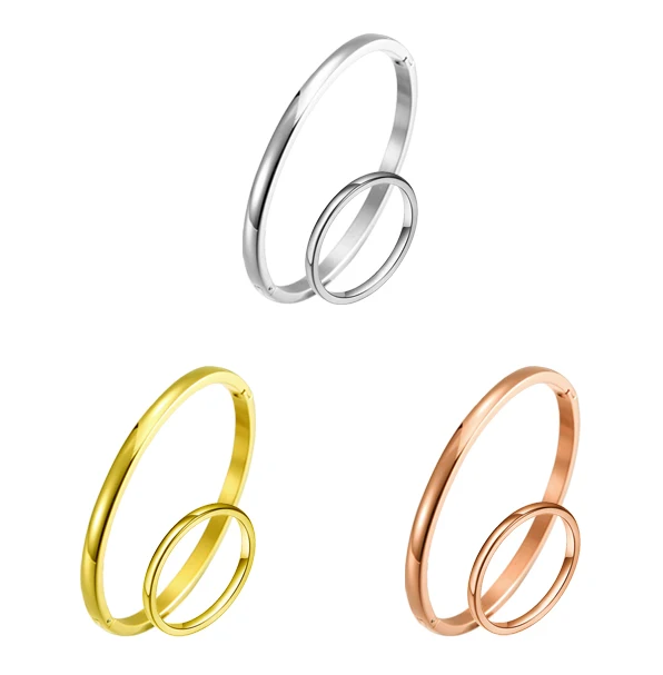 

2018 jewelry new design hot sale 316L Stainless Steel jewelry wholesale set hollow out gold color dubai wedding set for women