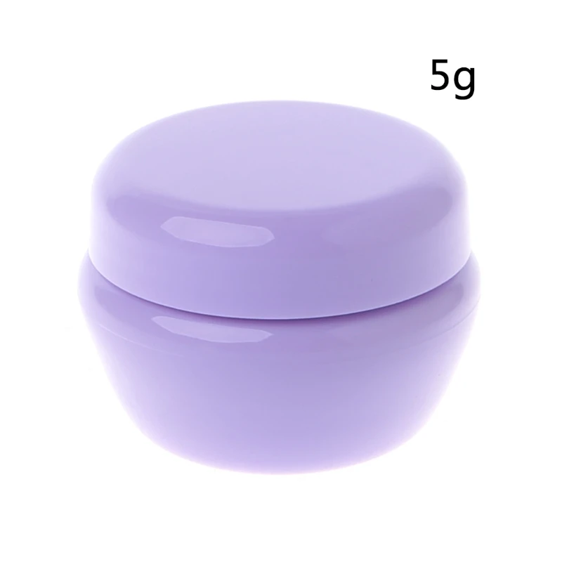 2018 5/10/20g زجاجة عينات عطر فارغة زجاجات إعادة الملء التجميل ماكياج جرة وعاء كريم الشفاه بلسم الأزياء الحاويات غطاء داخلي جديد