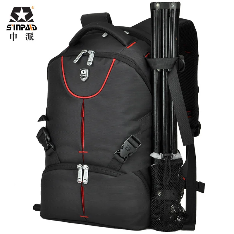 

High Quality Luxury Waterproof Canvas Professional Slr Backpack Camera Bag camera backpack bag CD50