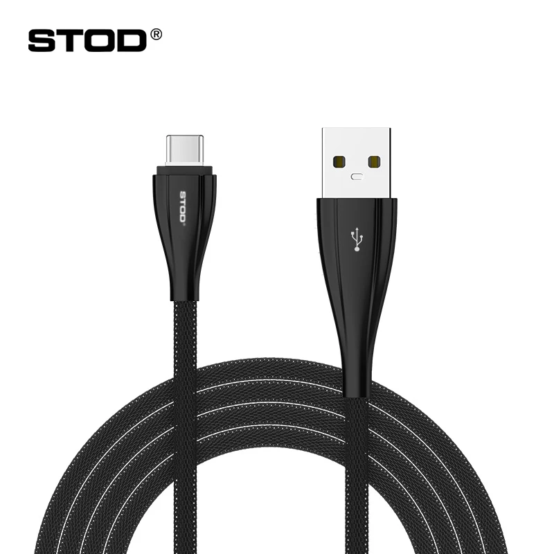 STOD Type C USB Cable Steel 직조 Sync 데이터 USB-C