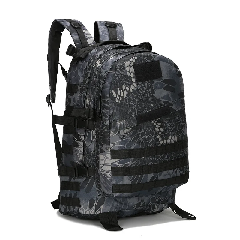  Outdoor Tactical Backpack 45L Large Capacity Molle Army Military Assault Bags Camouflage Trekking H
