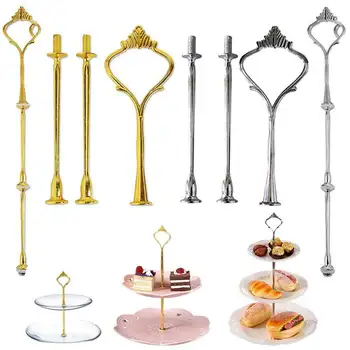 

2 & 3 Layer Tier Steel Food Cupcake Cake Display Stand Rack Wedding Xmas FP8